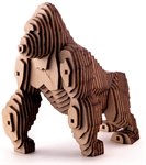 Горилла деревянный конструктор с набором карандашей UNIWOOD