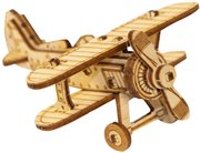 UNIT Самолёт И-15 деревянный конструктор с дополненной реальностью UNIWOOD