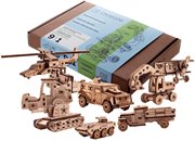 Для мальчиков Набор миниатюрных деревянных конструкторов UNIWOOD