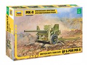 Британская 6-фунтовая противотанковая пушка Mk-II Сборная модель 1/35 Звезда 3518