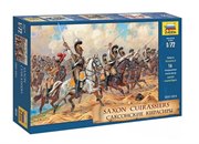 Саксонские кирасиры 1810-1814 гг. Сборная модель солдатиков 1/72 Звезда 8035
