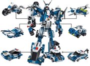 BlockFormers конструктор блокформер трансформер "Мегаробокоп" набор 6шт 1Toy Т18961