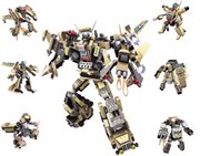 Blockformers конструктор блокформер 2в1 "Терра-транскоммандер" набор роботов трансформеров 6шт 1Toy Т18968