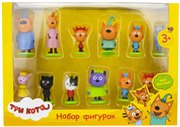 Игровой набор Три кота 12 персонажей 1TOY Т18091