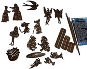  Дюймовочка Театр теней набор фигур и декораций к спектаклю Крошки в окошке НФ-Д-19