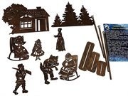 Красная Шапочка Театр теней набор фигур и декораций к спектаклю Крошки в окошке НФ-КШ-19