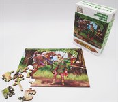 Робин Гуд Фигурный деревянный пазл 60 деталей Нескучные Игры 8261