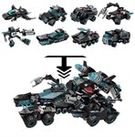 Blockformers конструктор блокформер трансформер "Мегатрансфорсер" набор 8шт 1Toy Т18963