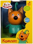 Котенок Компот фигурка говорящая 15 см Три кота 1TOY Т17191
