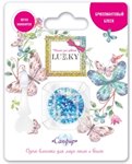 Клейкие блестки для лица и тела Сапфир Lukky сухие спрессованные Только для девочек Детская косметика Т18898