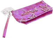 Косметичка детская Lukky розовая с голографическими накладными бабочками Т17843