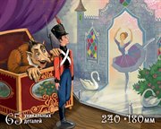 Стойкий оловянный солдатик Фигурный деревянный пазл Страна сказок 65 деталей Нескучные Игры 8264