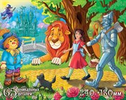 Волшебник изумрудного города Фигурный деревянный пазл Страна сказок 65 деталей Нескучные Игры 8265