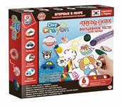 Clay Crayon Набор тесто мелки для лепки и рисования (6 цветов по 30 гр) Т19004 1Toy Art