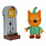 Три Кота Компот с часами конструктор 1TOY Т19858