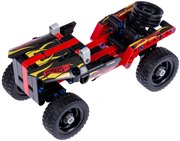 Машинка Quadro конструктор Hot Wheels 135 деталей Т15399