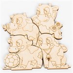 Пазл из нескольких слоев фанеры Freeze Light