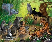 Маугли Фигурный деревянный пазл Страна сказок 77 деталей Нескучные Игры 8289
