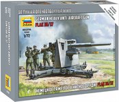 Немецкое тяжелое зенитное орудие FLAK 36/37 Сборная модель 1/72 Звезда 6158