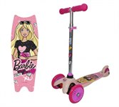Самокат кикборд детский трехколесный Barbie 1 Toy Т11410Н