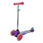 Самокат кикборд трехколесный со светящимися колесами Disney Холодное Сердце 1 Toy Т15437Д