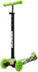 Самокат кикборд трехколесный со светящимися колесами Аквапринт NAVIGATOR Т59581