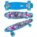 Скейтборд со светящимися колесами NAVIGATOR Т17040