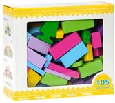 Деревянный конструктор ТОМИК Краски дня Вечер 105 деталей