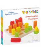 Деревянный сортер Геометрия ТОМИК