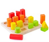 Деревянный сортер Геометрия ТОМИК