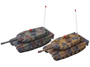 Танковый бой радиоуправляемый Абрамс 2 шт. 1:24 ИК пушка