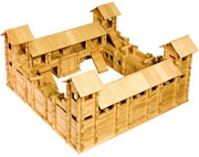 Деревянный конструктор Русская крепость 1513 деталей