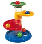 Динамический конструктор для малышей Крутые виражи 7 деталей 5 шаров Rollipop TOTOTOYS