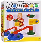 Динамический конструктор для малышей Крутые виражи 10 деталей 5 шаров Rollipop TOTOTOYS