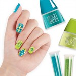 Детская косметика Бархатный маникюр со стразами Голубой STYLE ME UP 1649