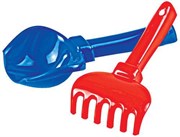 Игрушка для игры в песочнице Набор №19 совок и грабли