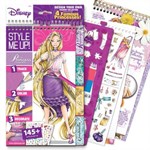 Блокнот с трафаретами для раскрашивания и наклейками DISNEY Коллекция принцессы