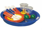 Детская пластмассовая посуда Обеденный сервиз в сумочке Party Time Spielstabil