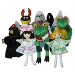 Кукольный театр Дюймовочка Перчаточные мягкие игрушки 8 персонажей, Тайга