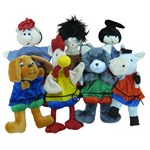 Кукольный театр Бременские музыканты Перчаточные мягкие игрушки 7 персонажей, Тайга