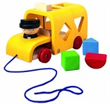 Деревянная развивающая игрушка Сортер Автобус PLAN TOYS