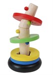Развивающая деревянная игрушка Забавная сортировка Пирамидка PLAN TOYS