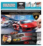 Альбом с трафаретами и наклейками Lamborghini DESIGN MASTERS