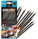 Набор цветных карандашей Lamborghini DESIGN MASTERS 12 цветов