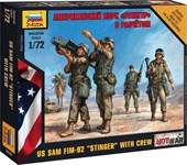 Американский ПЗРК Стингер с расчетом Сборная модель солдатиков 1/72 Звезда 7416