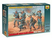 Набор солдатиков масштаб 1/72 Немецкий пехотный взвод 1942-1944 год Звезда 8078