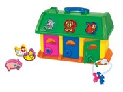 Развивающая игрушка для малышей Домик для зверей сортер