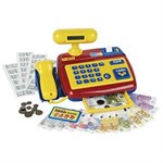 Касса с электронным табло со сканером с аксессуарами с чеком