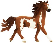 Жеребец Пинто Фигурка лошади для конюшни Schleich 13794