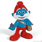 Коллекционная фигурка Папа Смурф с сумкой